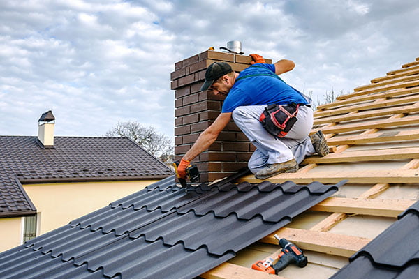 Metal roofing installation